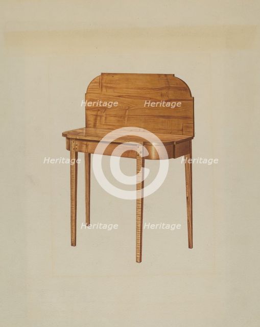 Wall-table, c. 1938. Creator: Michael Riccitelli.
