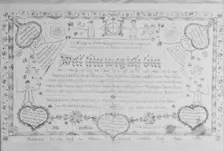 Wall Text, 1791. Creator: Unknown