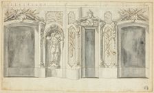 Wall with Hunting Designs, n.d. Creator: Grinling Gibbons
