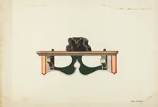 Wall Bracket, 1935/1942. Creator: Bill Bowen