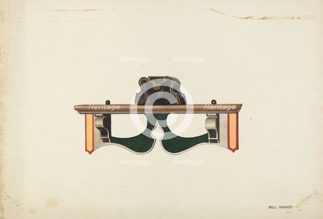 Wall Bracket, 1935/1942. Creator: Bill Bowen.
