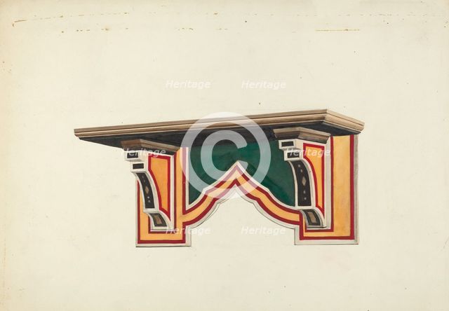 Wall Bracket, 1935/1942. Creator: Edward Jewett.