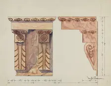 Wall Bracket (Ecclesiastical), c. 1940. Creator: Dayton Brown