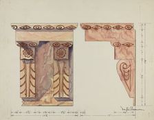 Wall Bracket (Ecclesiastical), c. 1940. Creator: Dayton Brown