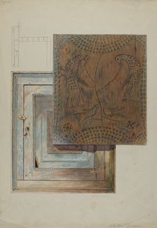 Wall Cabinet, 1935/1942. Creator: Ethelbert Brown