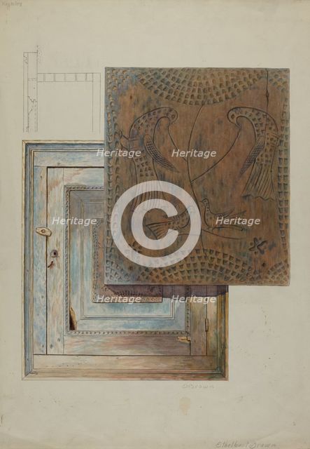 Wall Cabinet, 1935/1942. Creator: Ethelbert Brown.