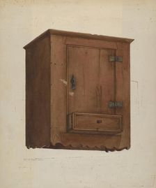 Wall Cabinet, c. 1939. Creator: Betty Jean Davis