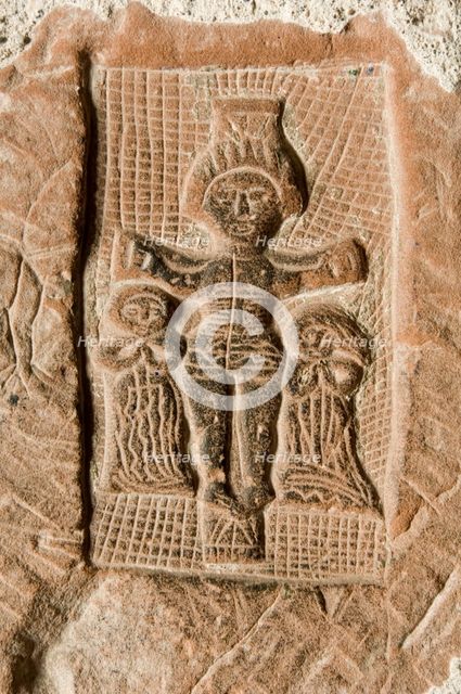 Wall carvings on the second floor in the keep, Carlisle Castle, Cumbria, 2007. Artist: Historic England Staff Photographer.