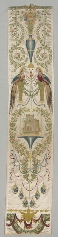 Wall Covering, "The Pheasants" from the "Vatican Verdures" Series, after 1799. Creator: Jean-Démosthène Dugourc (French, 1749-1825); Camille Pernon & Cie (French)