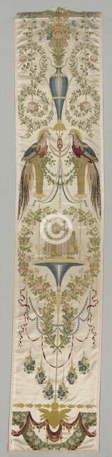 Wall Covering, "The Pheasants" from the "Vatican Verdures" Series, after 1799. Creator: Jean-Démosthène Dugourc (French, 1749-1825); Camille Pernon & Cie (French).