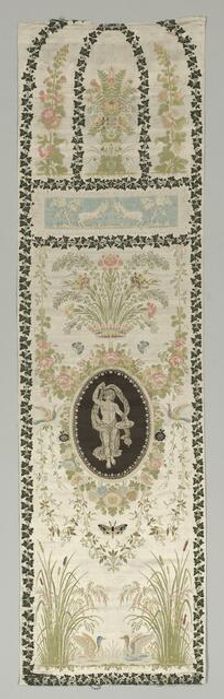 Wall Covering with Classical Figure, late 1700s - early 1800s. Creator: Philippe de Lasalle (French, 1723-1805); Camille Pernon & Cie (French)