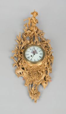 Wall Clock, England, c. 1750. Creator: Unknown