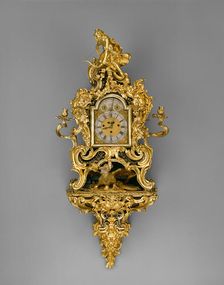 Wall Clock, France, 1735/40. Creators: Jean-Pierre Latz, Francis Bayley