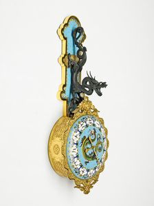 Wall Clock, France, c. 1880. Creator: L'Escalier de Cristal