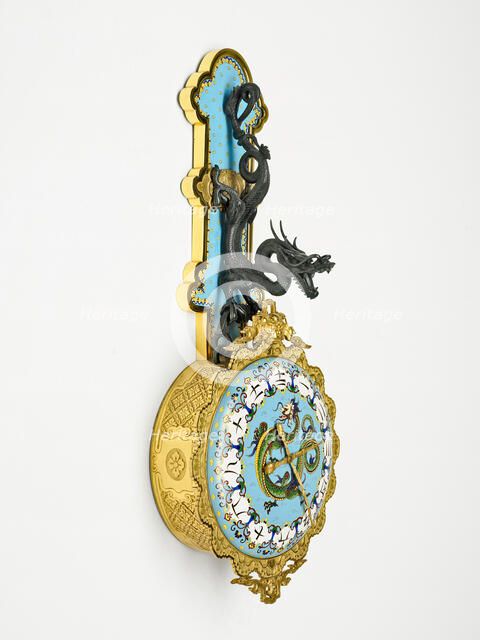 Wall Clock, France, c. 1880. Creator: L'Escalier de Cristal.