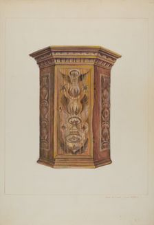 Wall Cupboard, 1935/1942. Creator: Samuel W. Ford