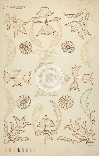 Wall Decoration, 1935/1942. Creator: Marjery Parish.