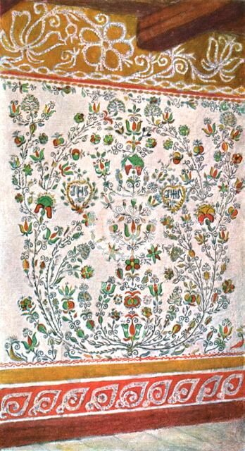 Wall decoration, Moravia, Czechoslovakia, (1928). Creator: Unknown.