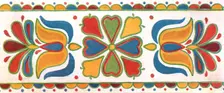 Wall decoration, Moravia, Czechoslovakia, (1928). Creator: Unknown