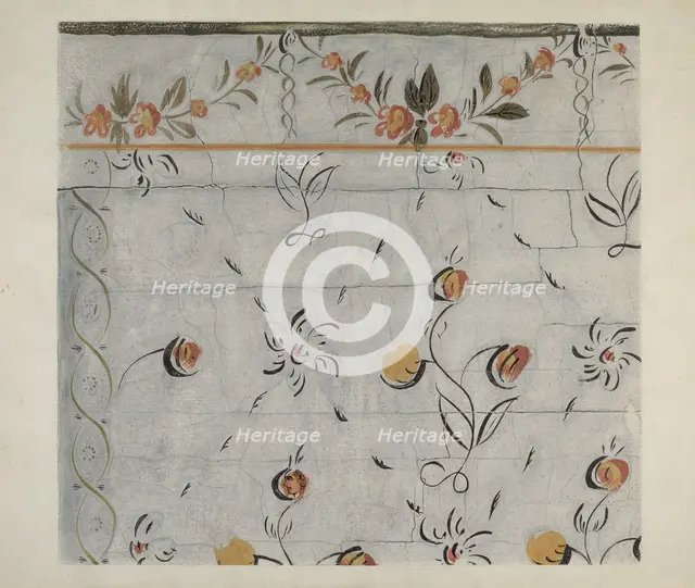 Wall Decoration, c. 1938. Creator: Martin Partyka.