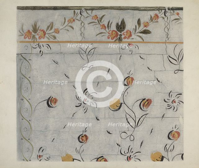 Wall Decoration, c. 1938. Creator: Martin Partyka.