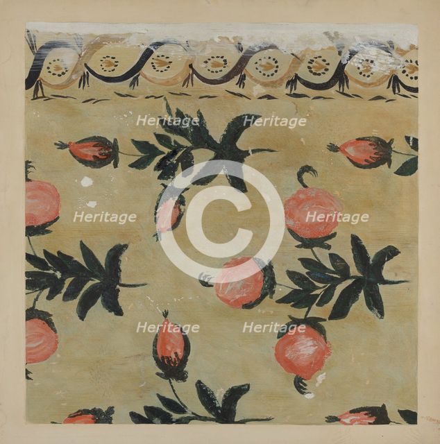 Wall Decoration, c. 1939. Creator: John Collins.