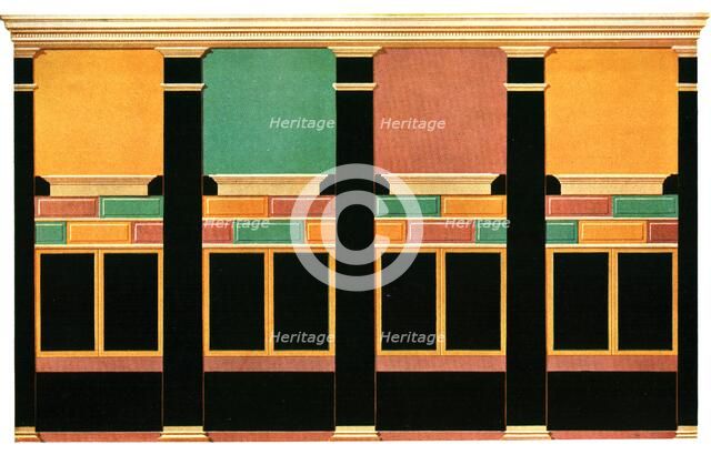 Wall decoration, Pompeii, Italy, (1928).  Creator: Unknown.