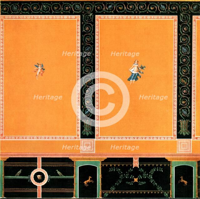 Wall decoration, Pompeii, Italy, (1928).  Creator: Unknown.
