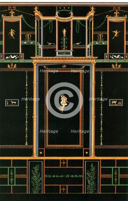 Wall decoration, Pompeii, Italy, (1928). Creator: Unknown.