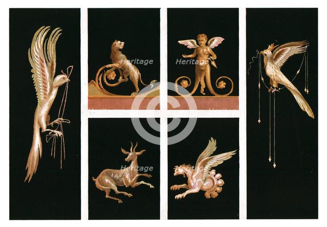 Wall decoration, Pompeii, Italy, (1928). Creator: Unknown.