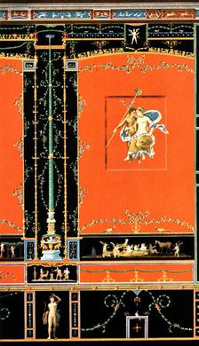 Wall decoration, Pompeii, Italy, (1928). Creator: Unknown