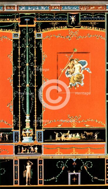 Wall decoration, Pompeii, Italy, (1928). Creator: Unknown.