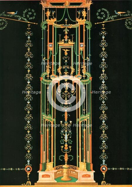 Wall decoration, Pompeii, Italy, (1928). Creator: Unknown.