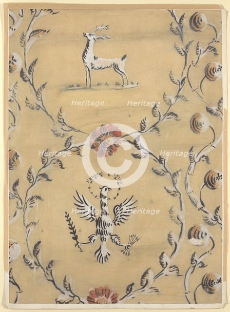 Wall Design, 1935/1942. Creator: Unknown.