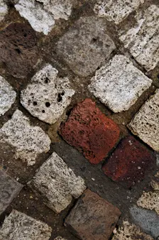 Wall detail, Pompeii, Italy, 2009. Creator: LTL