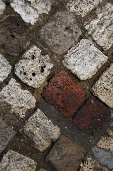 Wall detail, Pompeii, Italy, 2009. Creator: LTL