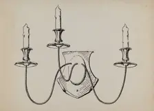 Wall Fixture, c. 1936. Creator: Florence Huston