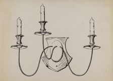 Wall Fixture, c. 1936. Creator: Florence Huston