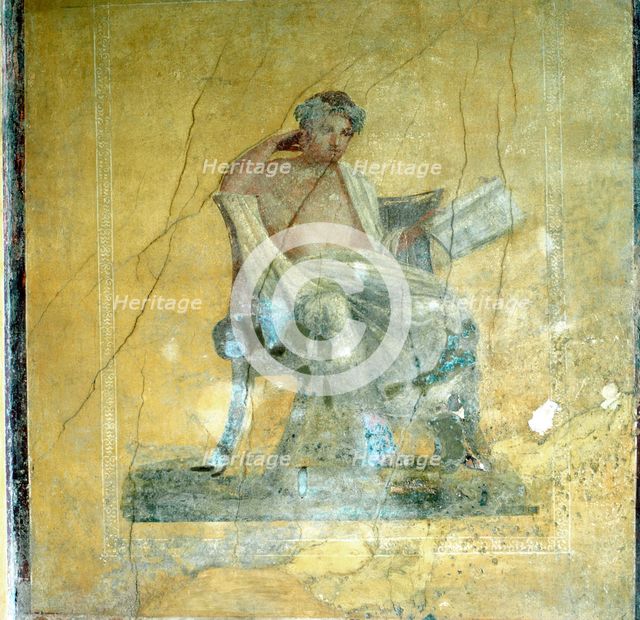 Wall Fresco, House of the Menander, Pompeii. Creator: Unknown.