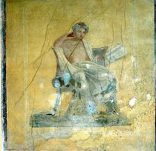 Wall Fresco, House of the Menander, Pompeii. Creator: Unknown