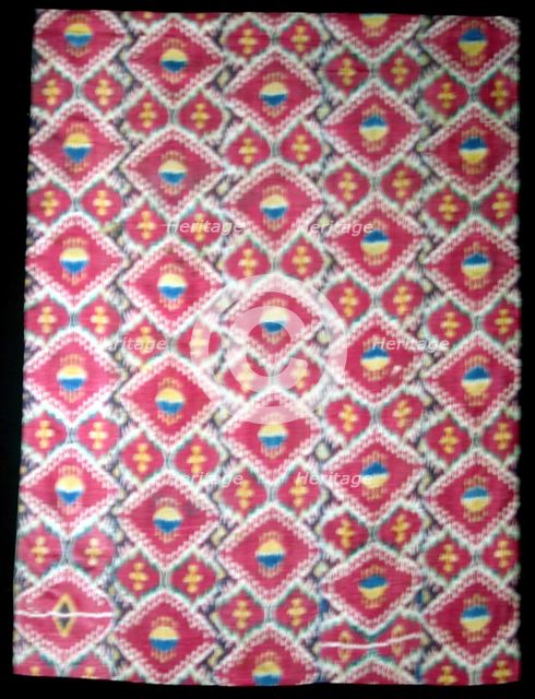 Wall Hanging Composed of Five Panels, Uzbekistan, 1850/75. Creator: Unknown.
