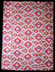 Wall Hanging Composed of Five Panels, Uzbekistan, 1850/75. Creator: Unknown