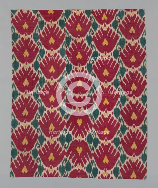 Wall Hanging Composed of Five Panels, Uzbekistan, 1850/75. Creator: Unknown.