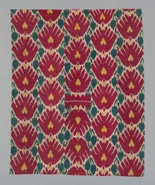 Wall Hanging Composed of Five Panels, Uzbekistan, 1850/75. Creator: Unknown