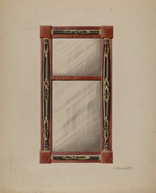 Wall Mirror, c. 1938. Creator: Raymond Manupelli