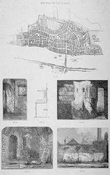 Wall of London, 1820. Artist: Anon