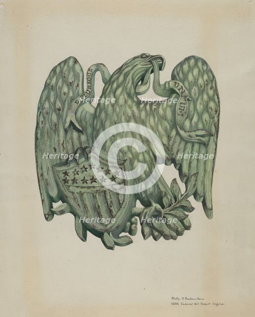Wall Ornament, 1935/1942. Creator: Molly Bodenstein.