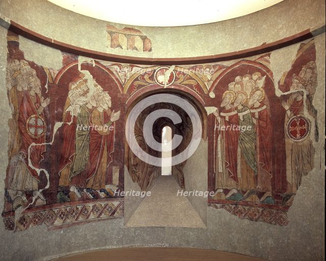 Wall Paintings from the Oriz Palace with Bible scenes.