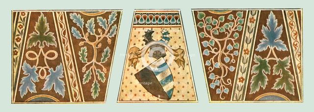 Wall paintings in the Church of St Gieri, Rhazuns, Grisons, Switzerland, (1928). Creator: Unknown.
