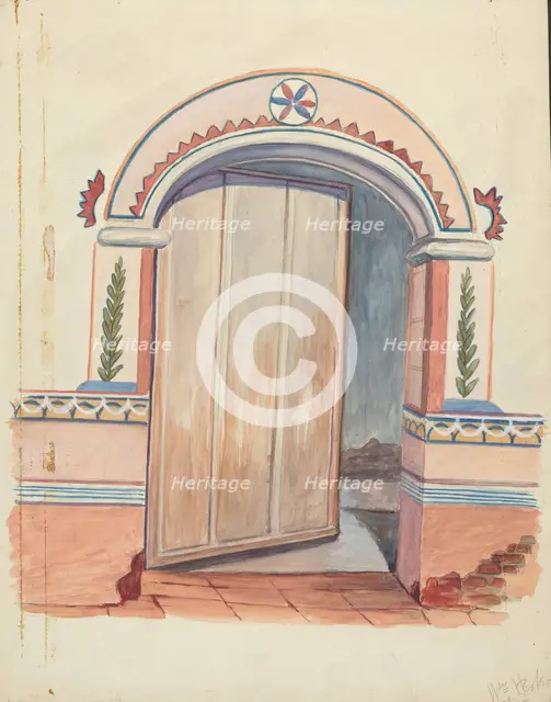 Wall Painting, 1935/1942. Creator: William Herbert.